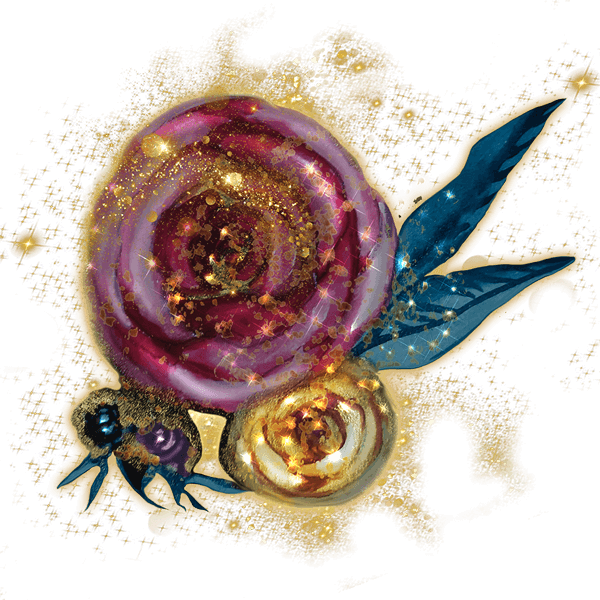 Blood and Glitter Rose